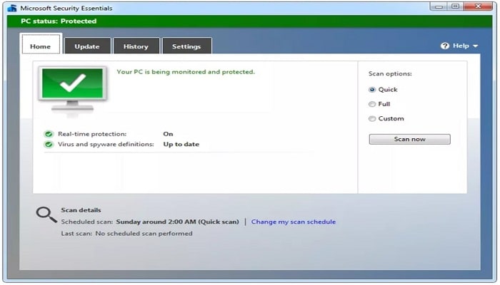 Microsoft Security Essentials For Windows
