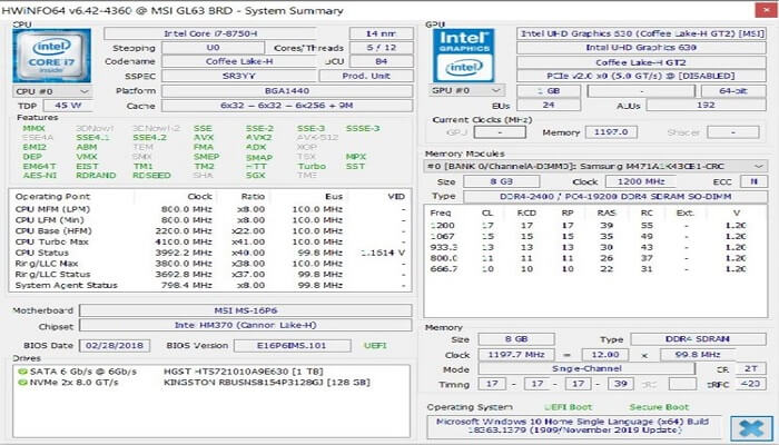 free HWiNFO32 7.60