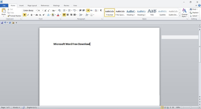 free word program for windows 7