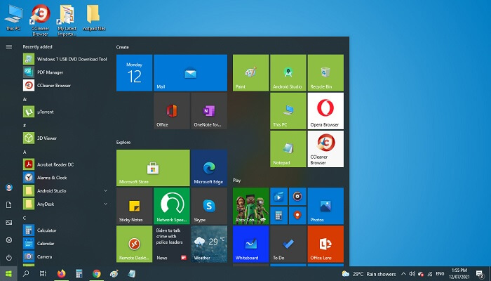 Windows 10 all in one iso desktop