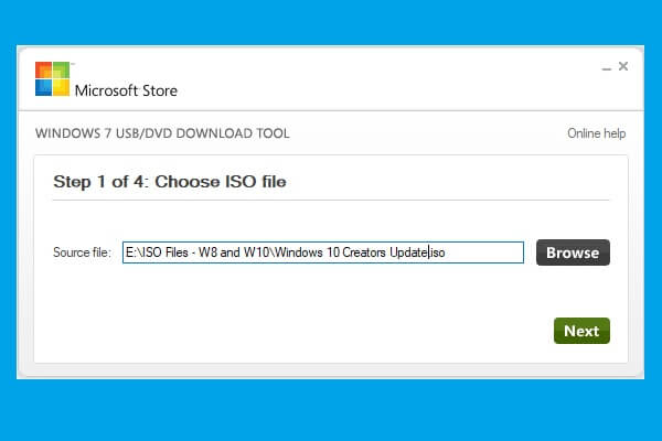 Burn Iso Files To Usb With Windows Usb Dvd Tool